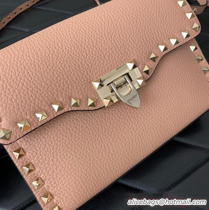 Unique Grade VALENTINO GARAVANI Loco Calf leather bag 0322 pink