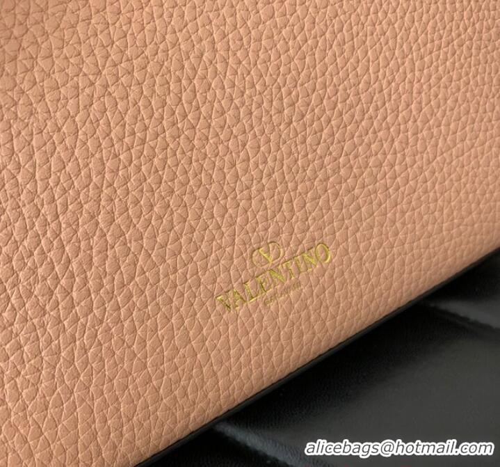 Unique Grade VALENTINO GARAVANI Loco Calf leather bag 0322 pink