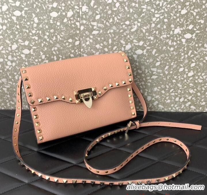 Unique Grade VALENTINO GARAVANI Loco Calf leather bag 0322 pink