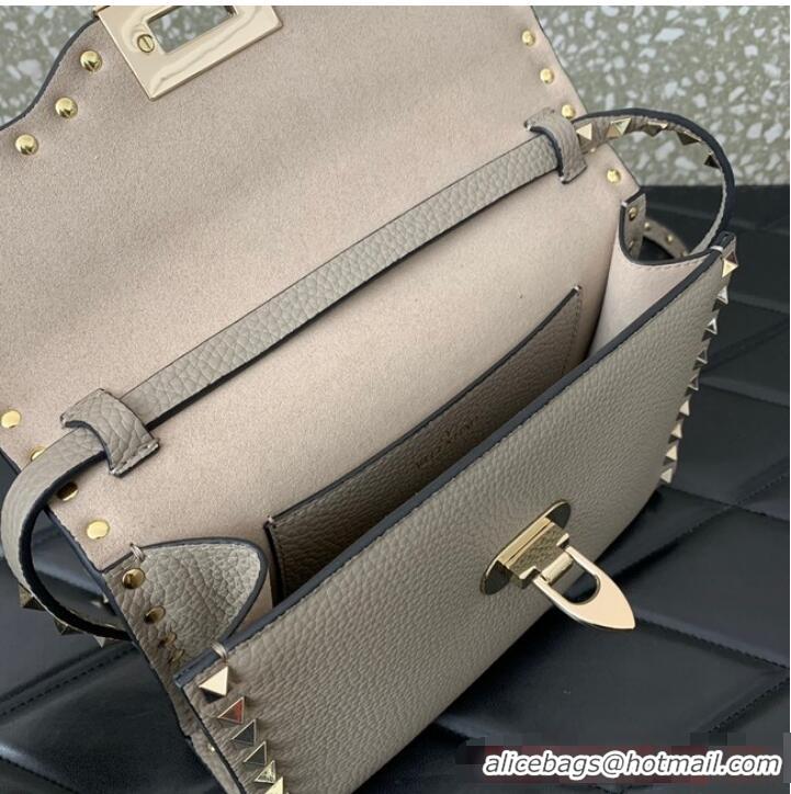 Buy Fashionable VALENTINO GARAVANI Loco Calf leather bag 0322 Gray