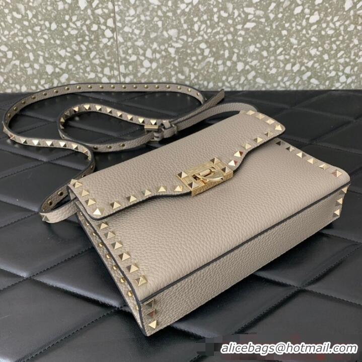 Buy Fashionable VALENTINO GARAVANI Loco Calf leather bag 0322 Gray