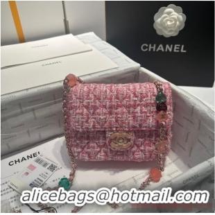 Top Quality Chanel CLUTCH WITH CHAIN A23P PINK