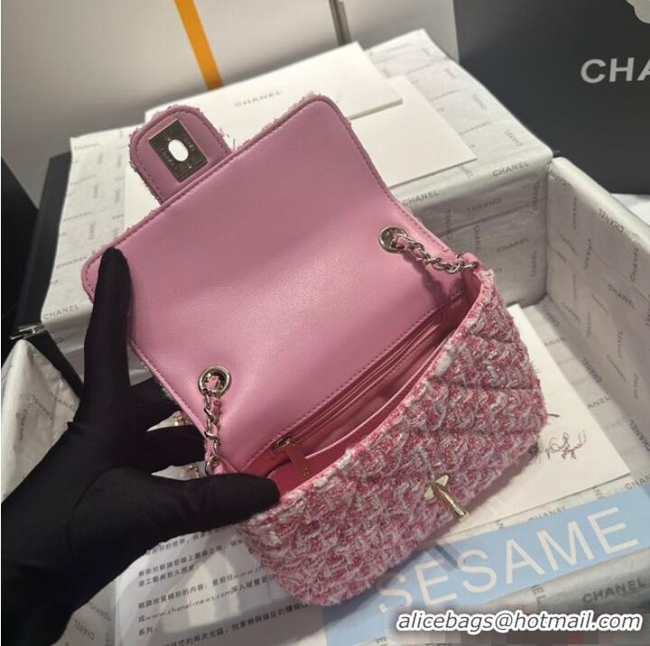 Top Quality Chanel CLUTCH WITH CHAIN A23P PINK