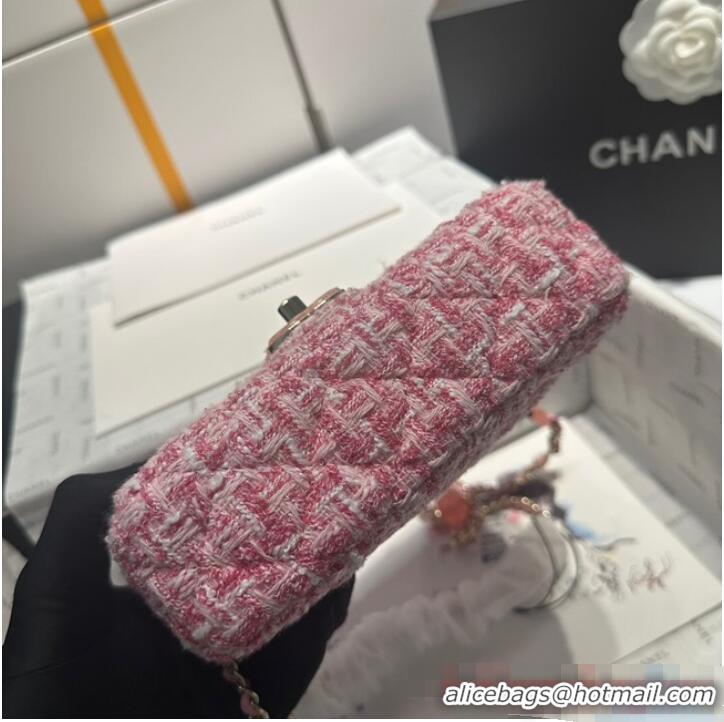 Top Quality Chanel CLUTCH WITH CHAIN A23P PINK