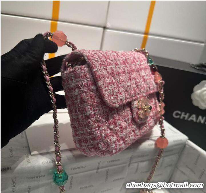 Top Quality Chanel CLUTCH WITH CHAIN A23P PINK