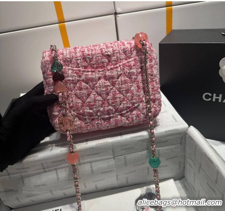 Top Quality Chanel CLUTCH WITH CHAIN A23P PINK