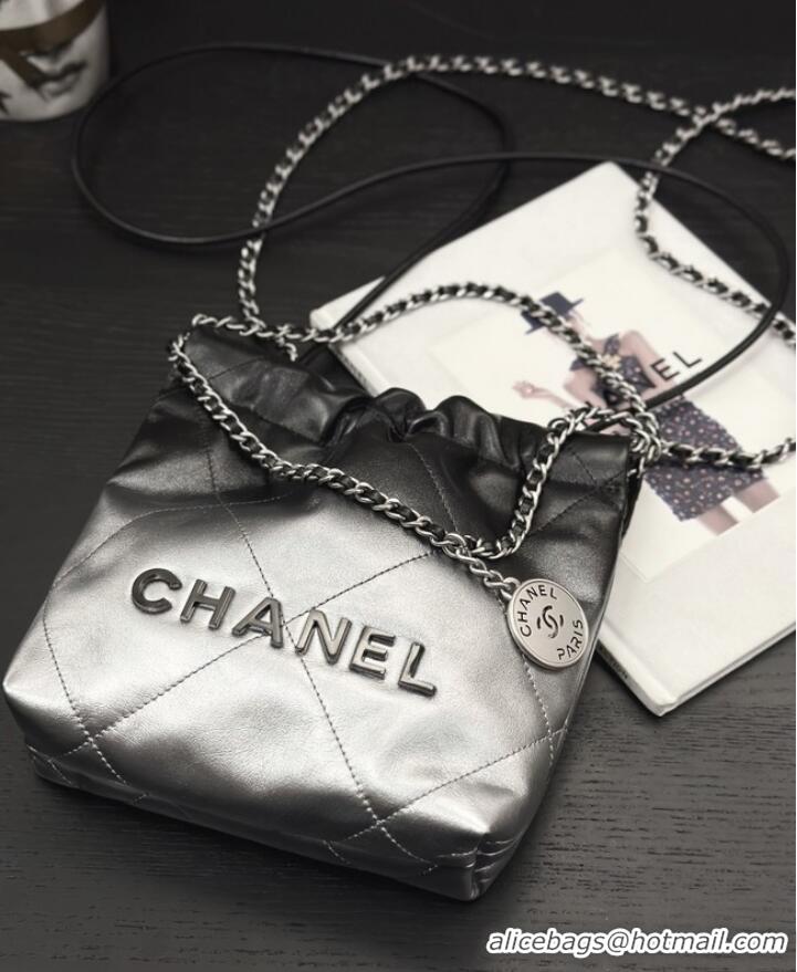 Cheap Design CHANEL 22 MINI HANDBAG AS3980 GRAY