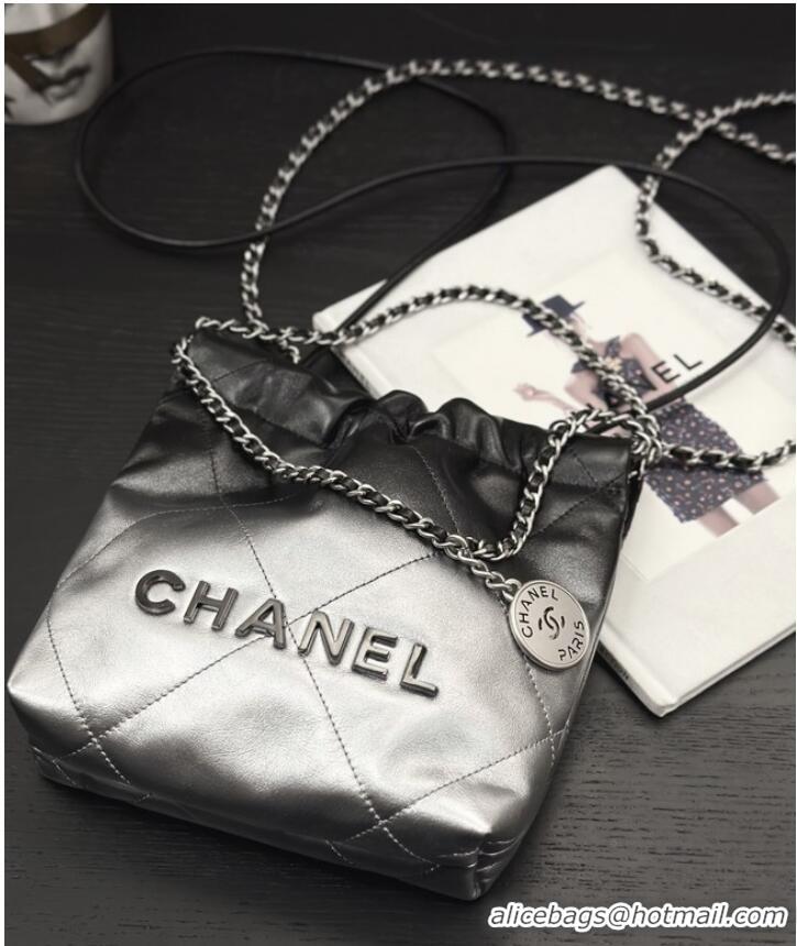 Cheap Design CHANEL 22 MINI HANDBAG AS3980 GRAY