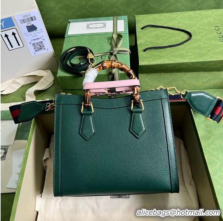 Buy Discount Gucci Diana small tote bag 702721 Green