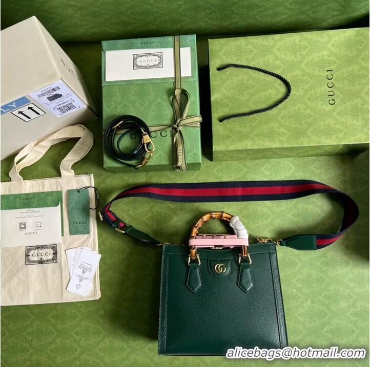 Buy Discount Gucci Diana small tote bag 702721 Green