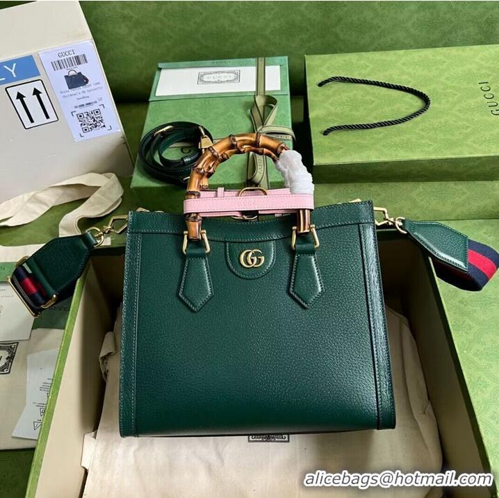 Buy Discount Gucci Diana small tote bag 702721 Green