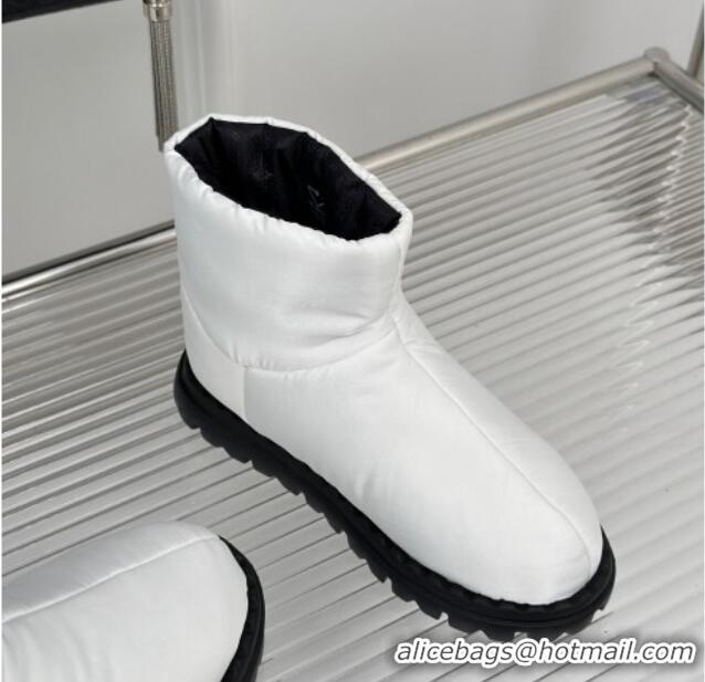 Low Cost Prada Down Ankle Snow Boots White 118023