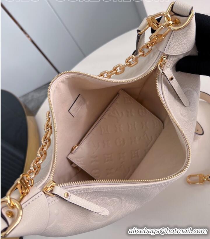 New Style Louis Vuitton Monogram Empreinte Loop Hobo M46739 White