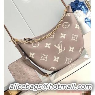 Reasonable Price Louis Vuitton Loop Hobo M46739 Tourterelle Gray