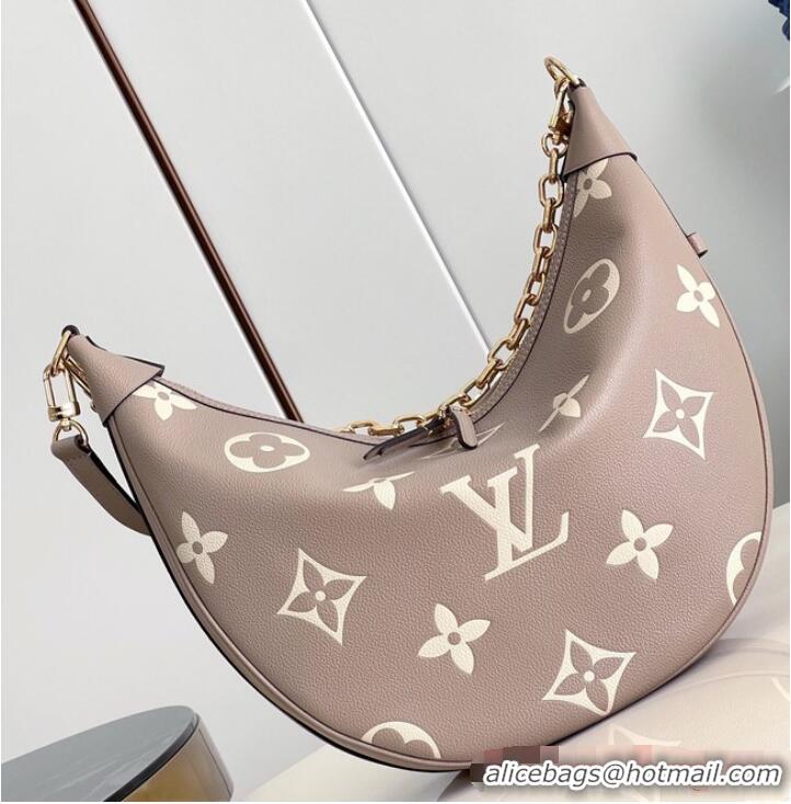 Reasonable Price Louis Vuitton Loop Hobo M46739 Tourterelle Gray