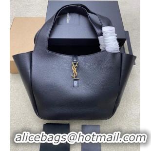 Buy Grade SAINT LAURENT BEA IN GRAINED LEATHER BEA 763435 Black