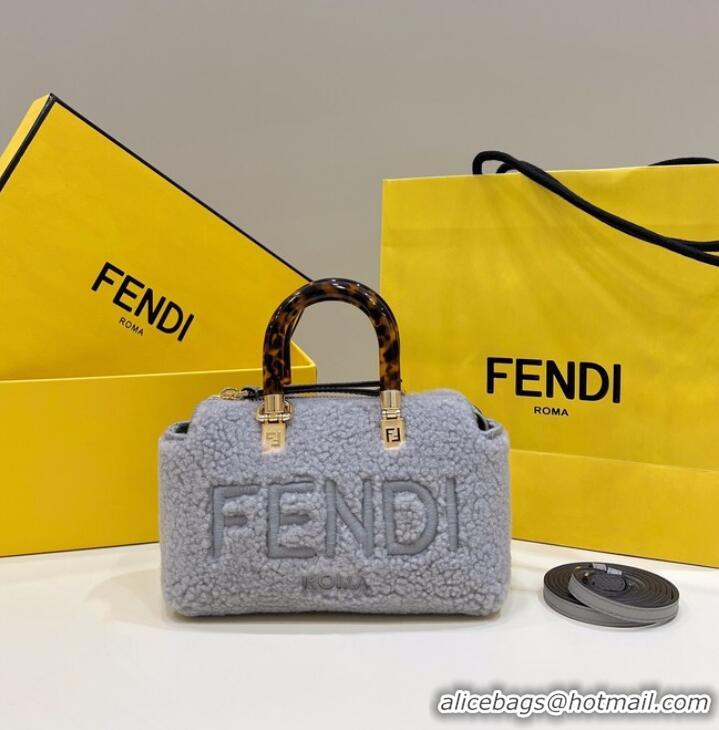 Good Product Fendi By The Way Mini Small Boston bag 8BS067 Gray