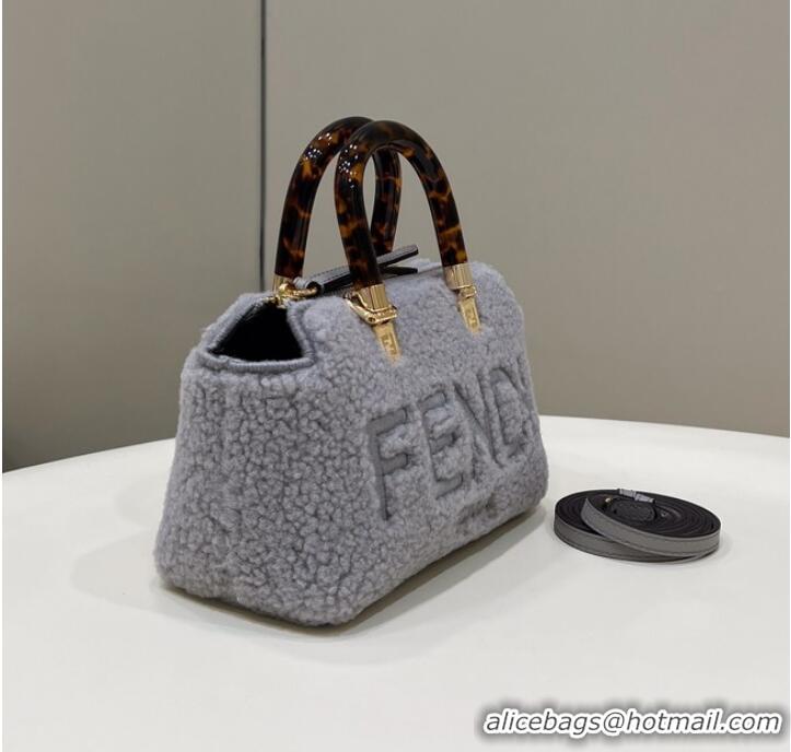 Good Product Fendi By The Way Mini Small Boston bag 8BS067 Gray