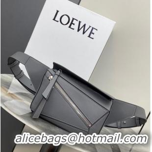 Promotional Loewe mini Classic Leather Puzzle Fanny Pack 02948 Gray