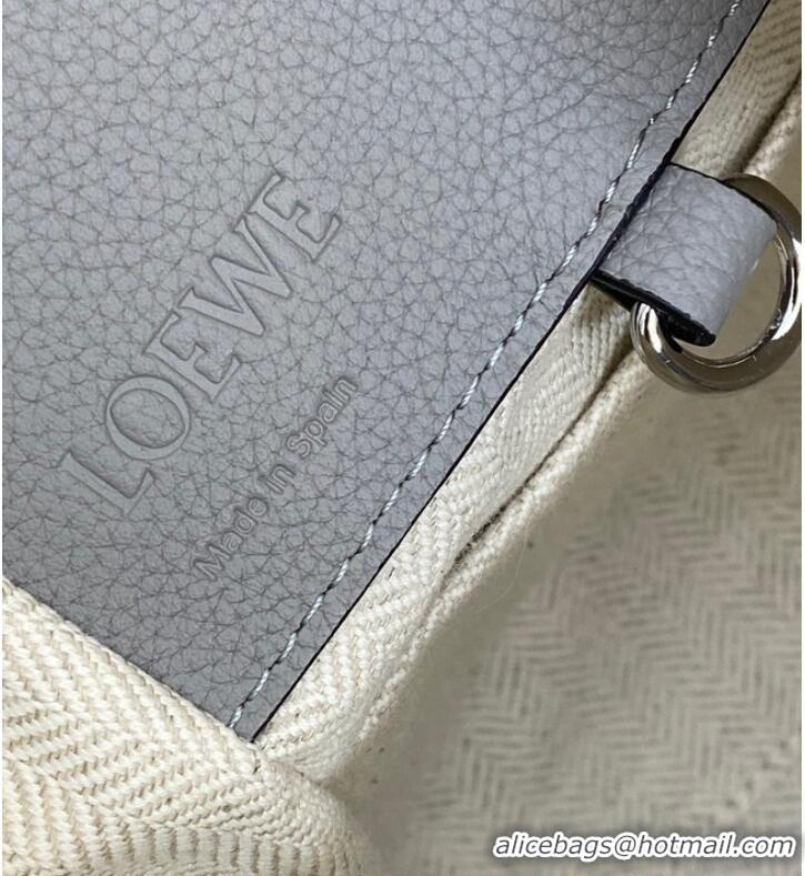 Unique Grade Loewe Classic Soft grain cow leather Hammock bag 46622 Gray