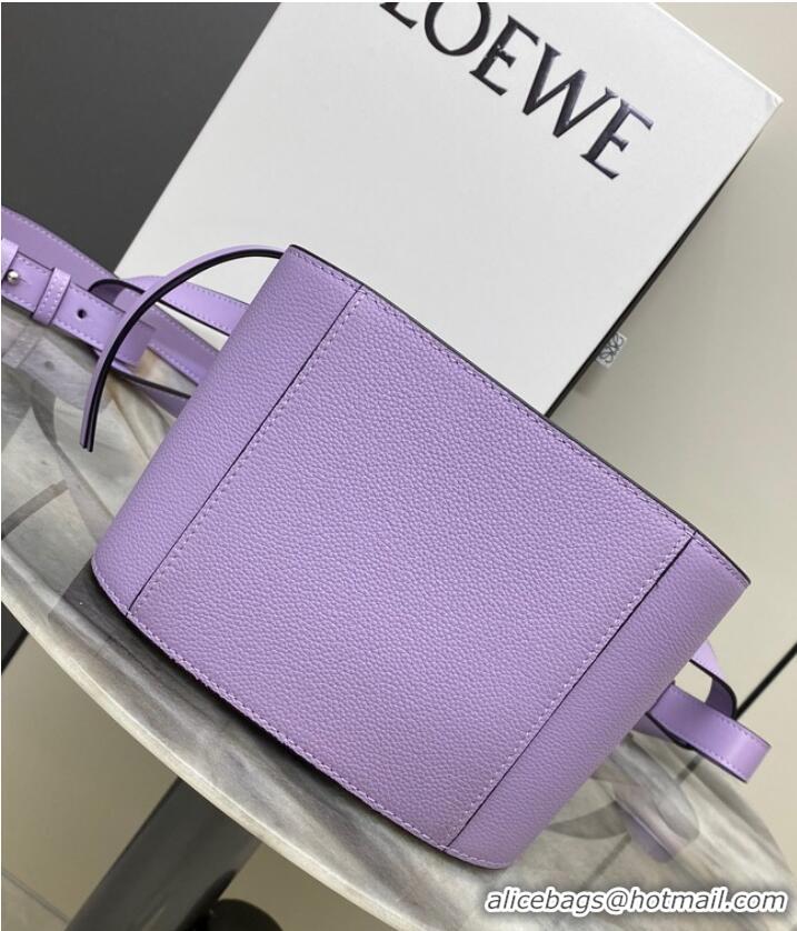 Well Crafted Loewe Classic Satin cow leather Hammock bag 96553 Purple