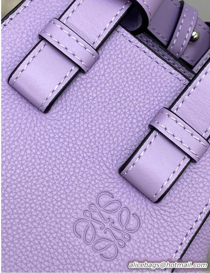 Well Crafted Loewe Classic Satin cow leather Hammock bag 96553 Purple