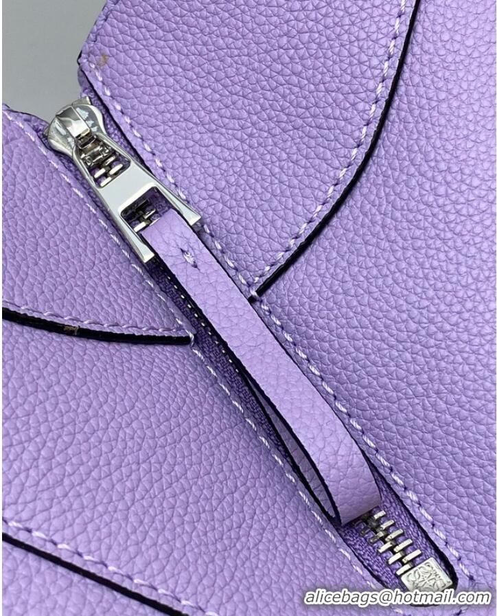 Well Crafted Loewe Classic Satin cow leather Hammock bag 96553 Purple