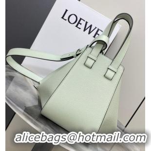 Big Discount Loewe Classic Soft grain cow leather Hammock bag 46622 light green