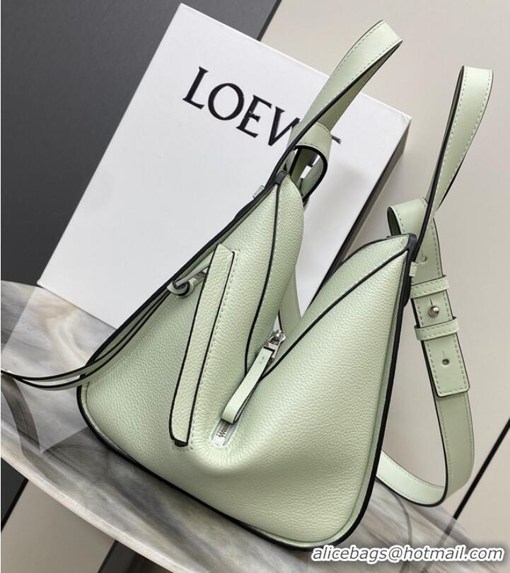 Big Discount Loewe Classic Soft grain cow leather Hammock bag 46622 light green