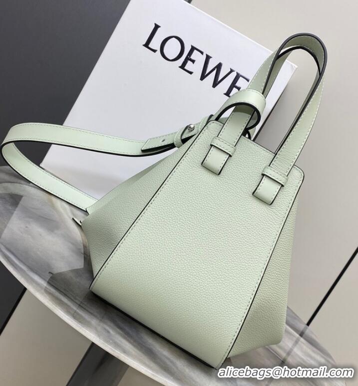 Big Discount Loewe Classic Soft grain cow leather Hammock bag 46622 light green