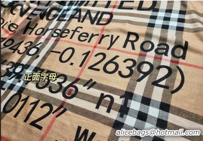 Grade Cheapest Burberry Limited Check Scarf 90x200cm B1221 Beige 2023