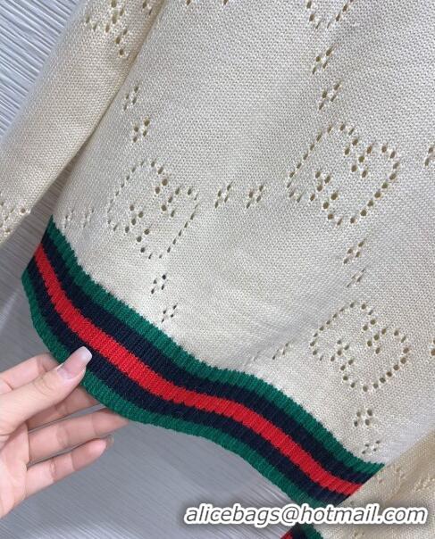 Big Discount Gucci Wool Sweater G112321 Beige 2023