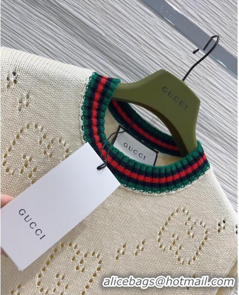 Big Discount Gucci Wool Sweater G112321 Beige 2023