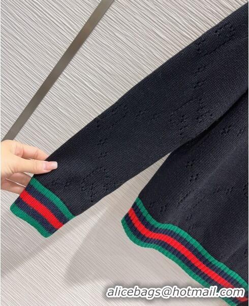 Top Quality Gucci Wool Sweater G112322 Black 2023