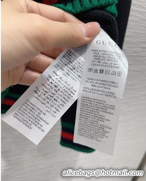 Top Quality Gucci Wool Sweater G112322 Black 2023