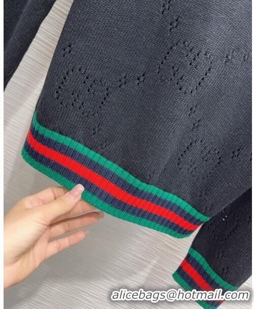 Top Quality Gucci Wool Sweater G112322 Black 2023