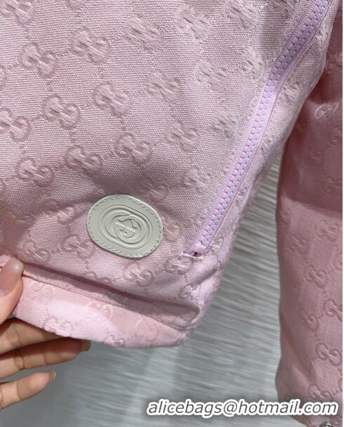 Buy Fashionable Gucci GG Down Jacket G112323 Pink 2023