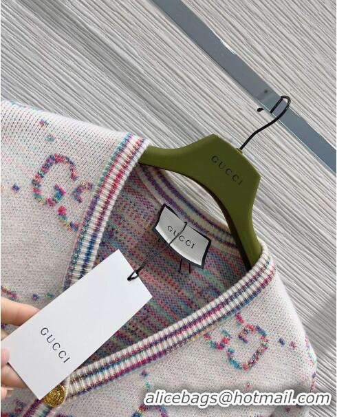 Classic Design Gucci Wool Cardigan G112454 White 2023