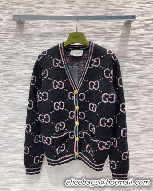 Good Quality Gucci Wool Cardigan G112455 Black 2023