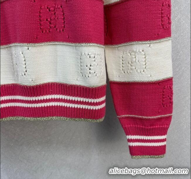 ​Best Price Gucci Wool Sweater G113036 Pink 2023