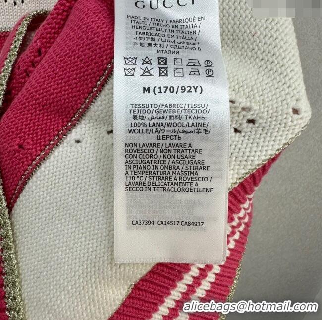 ​Best Price Gucci Wool Sweater G113036 Pink 2023