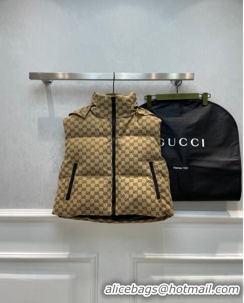 ​Most Popular Gucci Down Vest G120118 Brown 2023