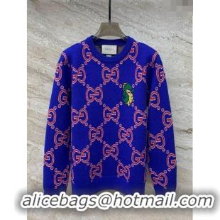 ​Reasonable Price Gucci GG Wool Sweater G122023 Blue 2023