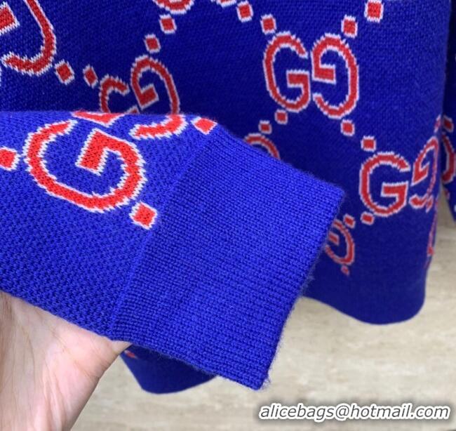 ​Reasonable Price Gucci GG Wool Sweater G122023 Blue 2023