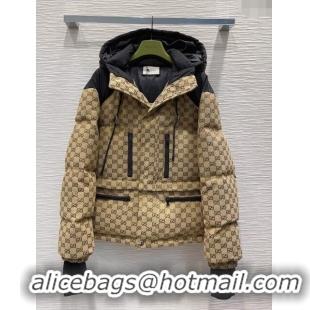 ​Pretty Style Gucci GG Down Jacket G122031 Beige/Black 2023