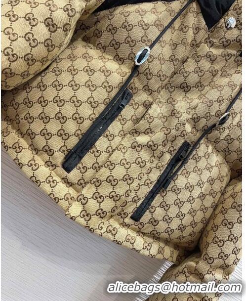 ​Pretty Style Gucci GG Down Jacket G122031 Beige/Black 2023