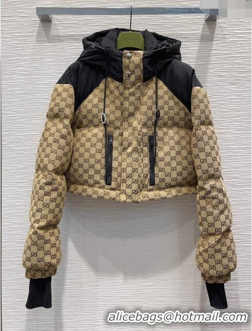 ​Pretty Style Gucci GG Down Jacket G122031 Beige/Black 2023