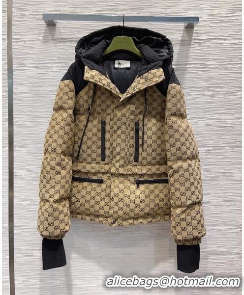 ​Pretty Style Gucci GG Down Jacket G122031 Beige/Black 2023