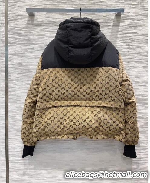 ​Pretty Style Gucci GG Down Jacket G122031 Beige/Black 2023