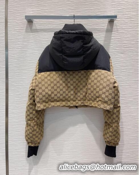 ​Pretty Style Gucci GG Down Jacket G122031 Beige/Black 2023